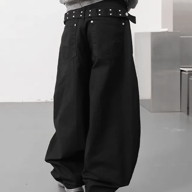 【彎刀神褲】Back Belt Pants