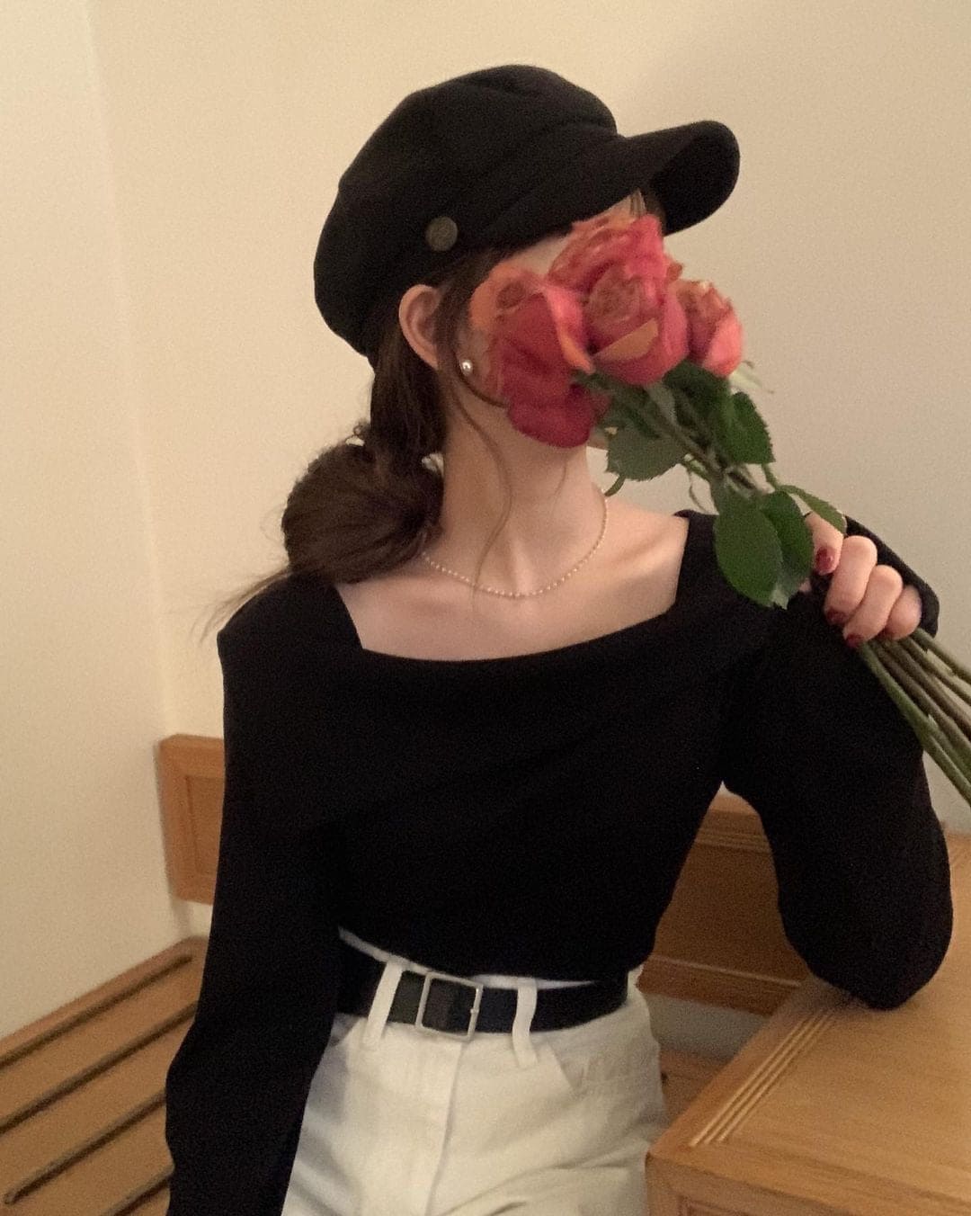 Winter First Love Off Shoulder Top