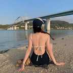 【🤎Simple and Beginner's Guide】Ribbon Back Monokini 