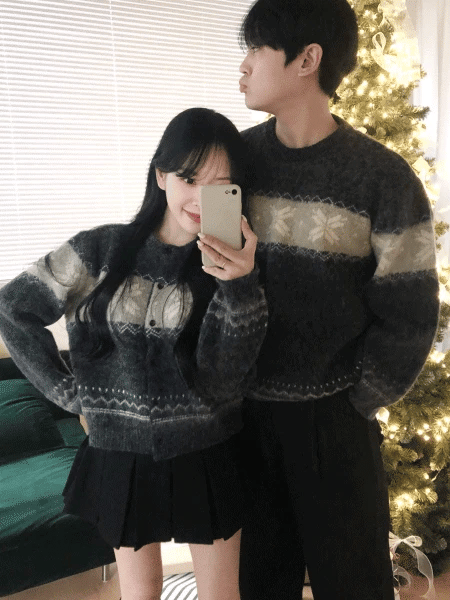 【☃️情侶裝】Snowflake Angora Knitwear