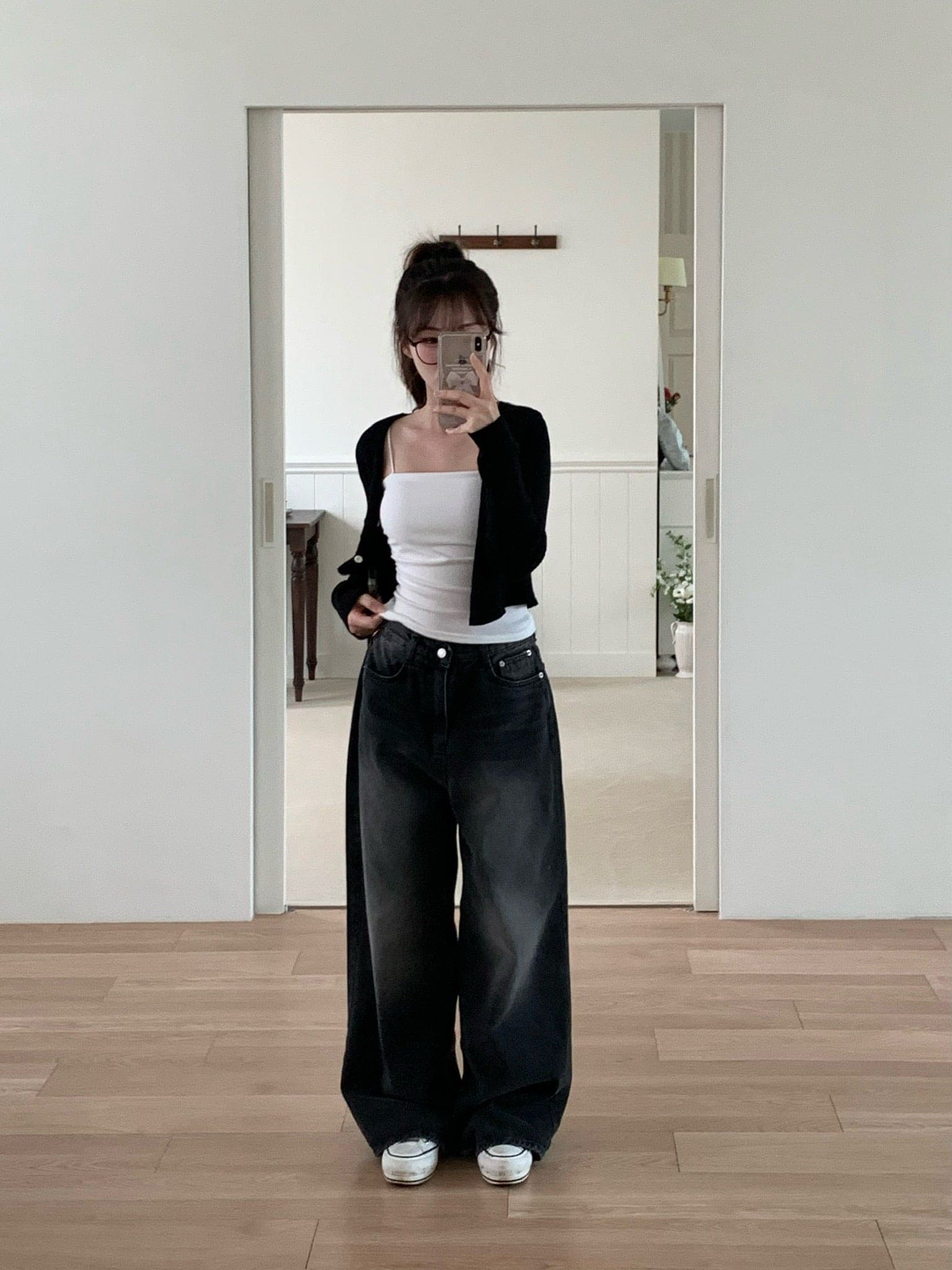 【Y2K Vibe】Cool Wide Jeans