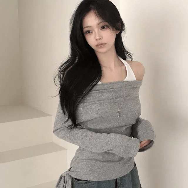 【y2k cool】Halter Layer Top