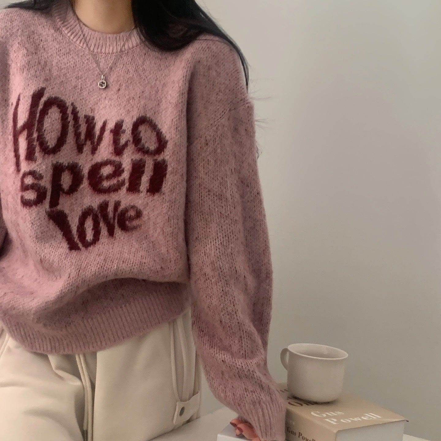 【柔軟厚實】How To Spell Love Knit