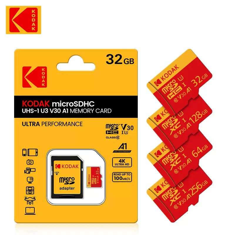 【Kodak 柯達】MicroSD 高速記憶卡(送SD卡套)