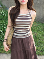 【夏日度假】Stripe Sleeveless