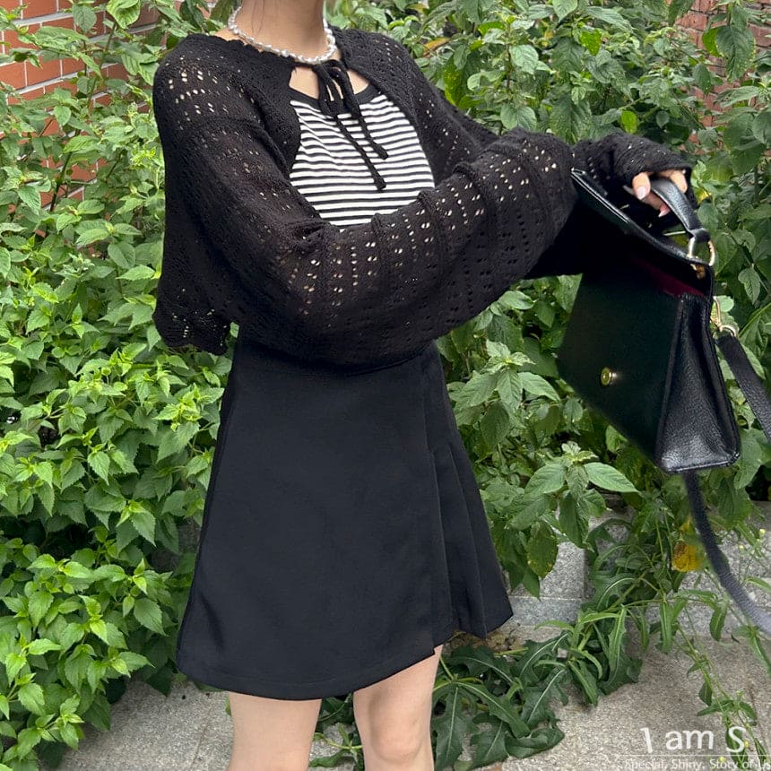 【🥨A Timeless Classic】Jelly Wave Knit Bolero 