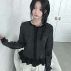 【🩶韓系y2k】Cancan Frill Cardigan