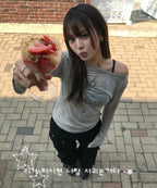 【JISOO同款】STAR WING SHEER LONG SLEEVE