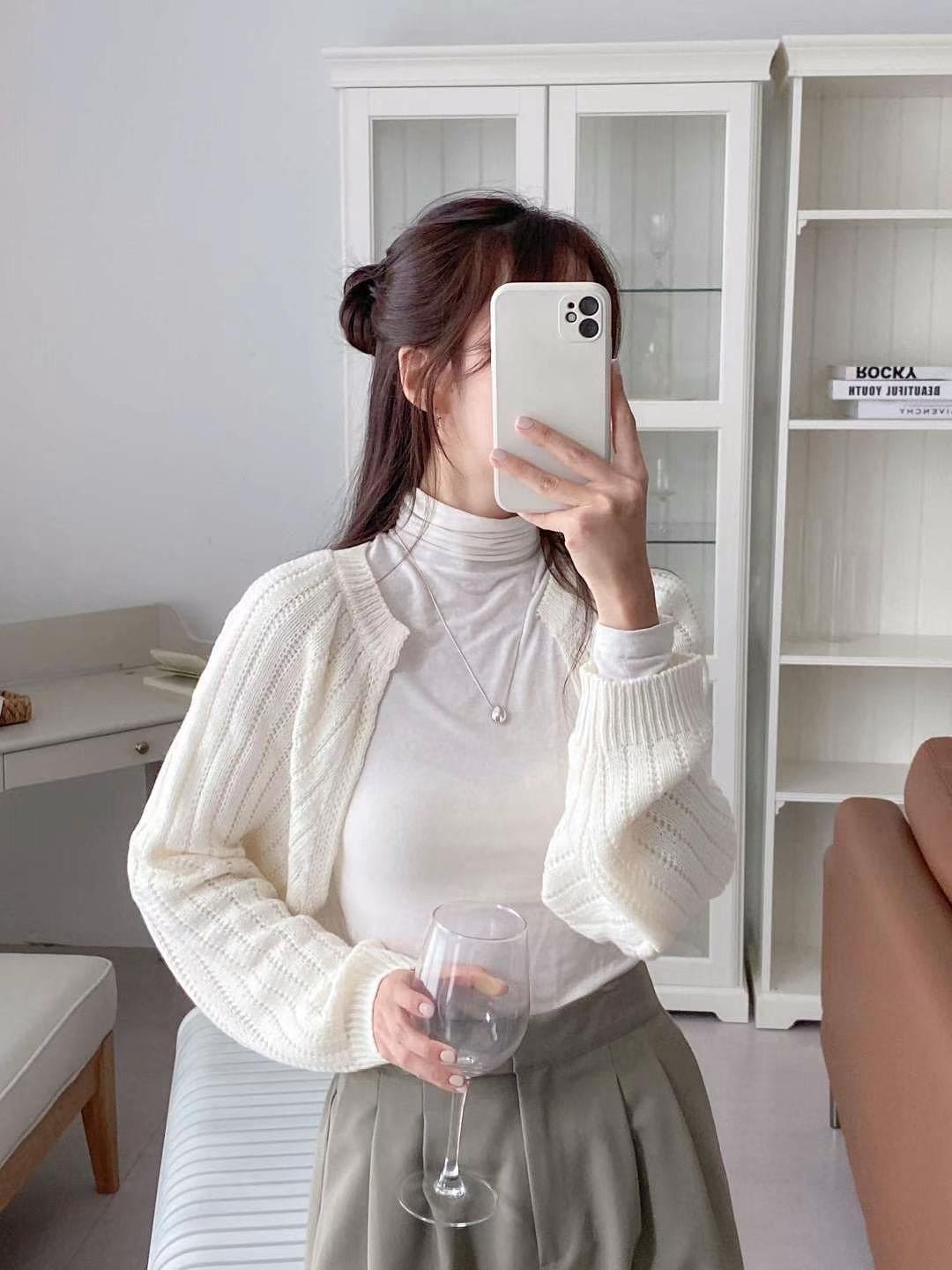 【Sweet and Cute】Lizzy Knit Bolero 
