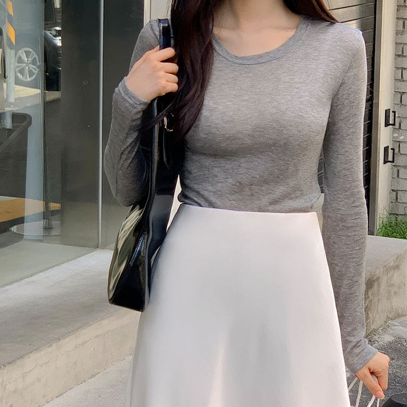 [Can be layered] Tencel Basic Tee