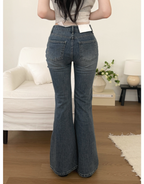 Cat Brush Flare Jeans