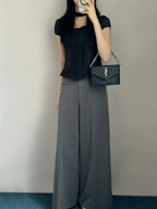 【仙氣約會】Sheer Wrinkle Blouse Set