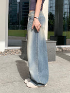 【y2k vibe】String Balloon Wide Jeans