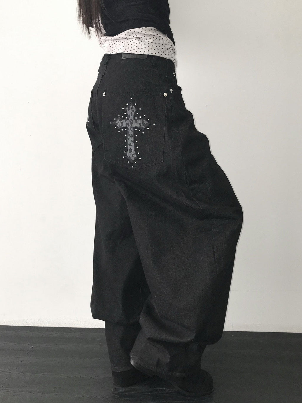 【Divine Pants Series】Cross Back Jeans 