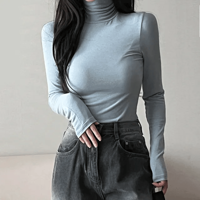 【🌡️疊穿必備】Basic Slim Neck Tee