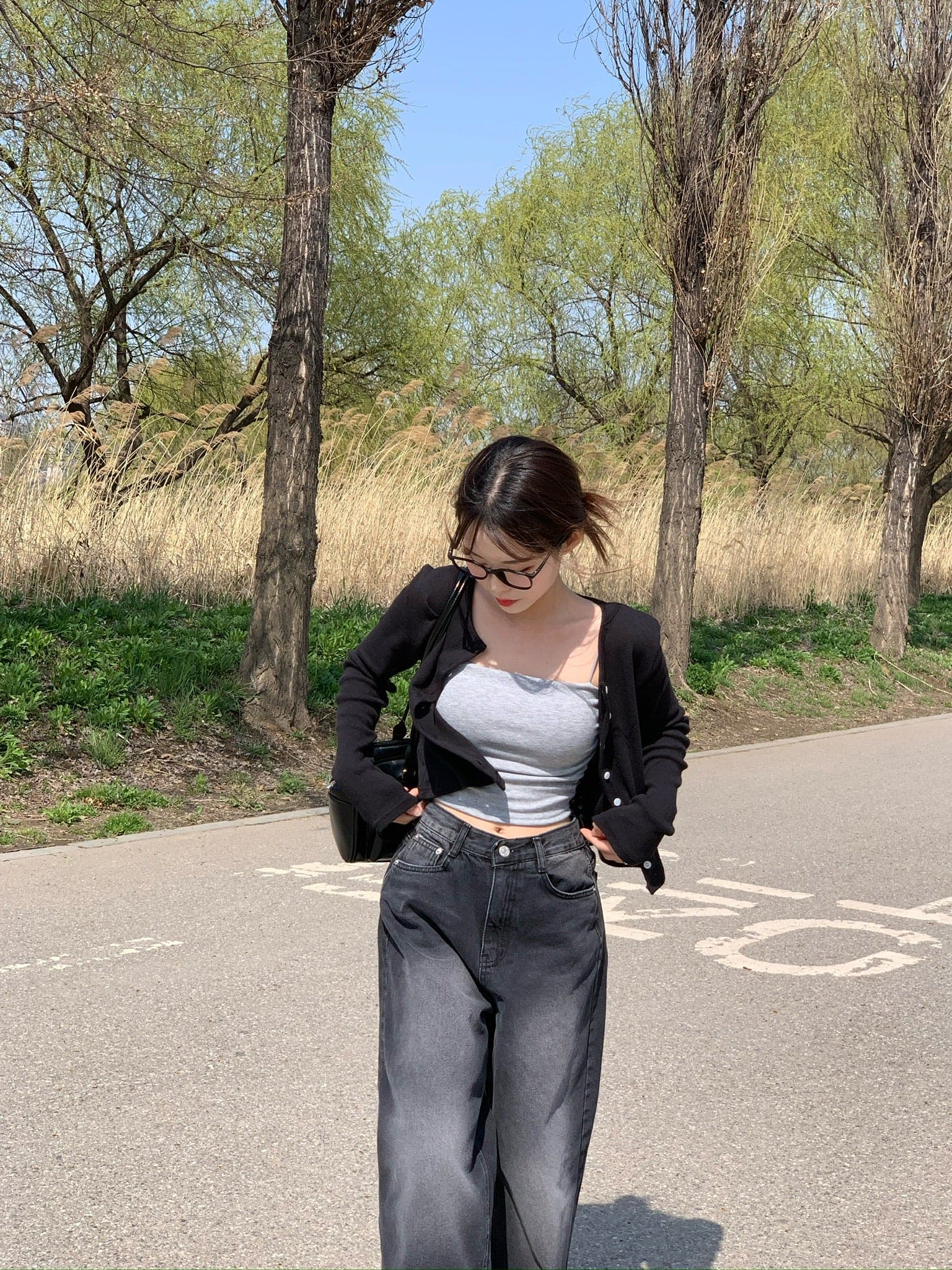 【Y2K Vibe】Cool Wide Jeans