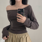 【💗for SNS】Moon Stripe Tee 