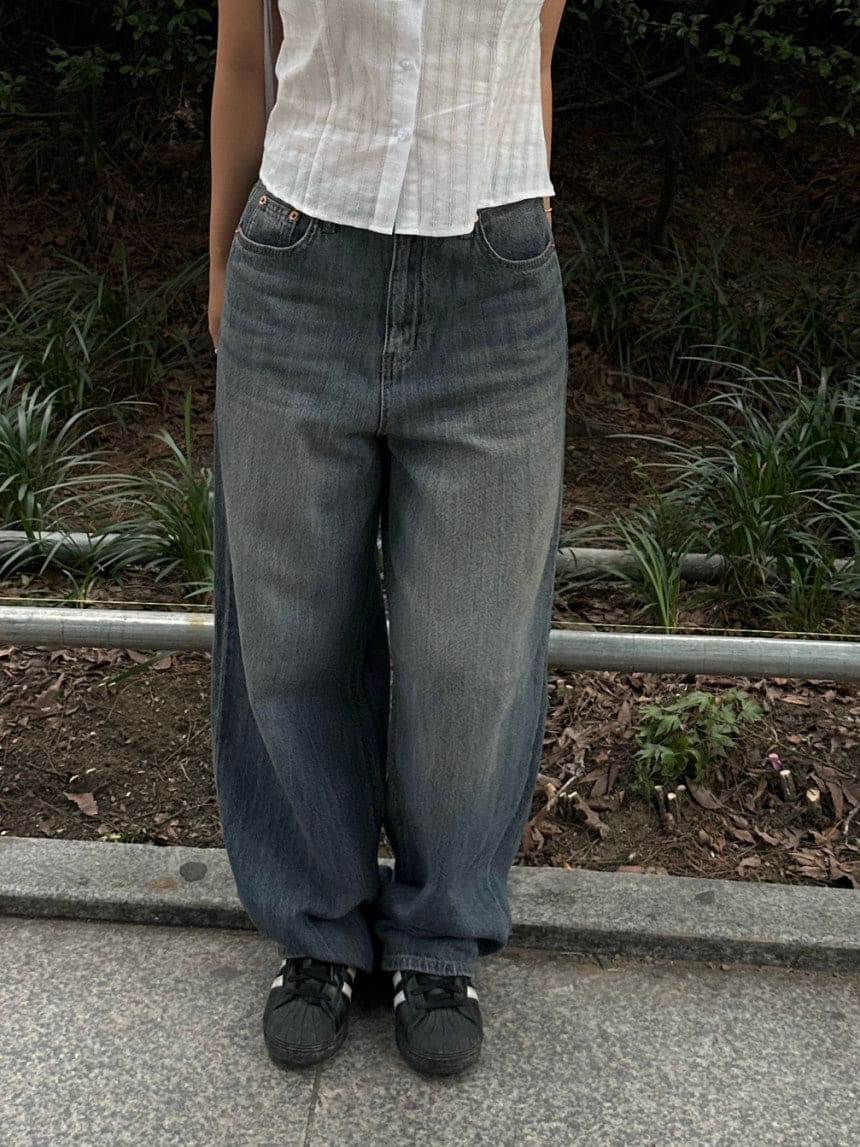 【Summer Fabric】Dear Wide Jeans