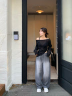 【🍂y2k autumn】Unbalanced Charm Knit 