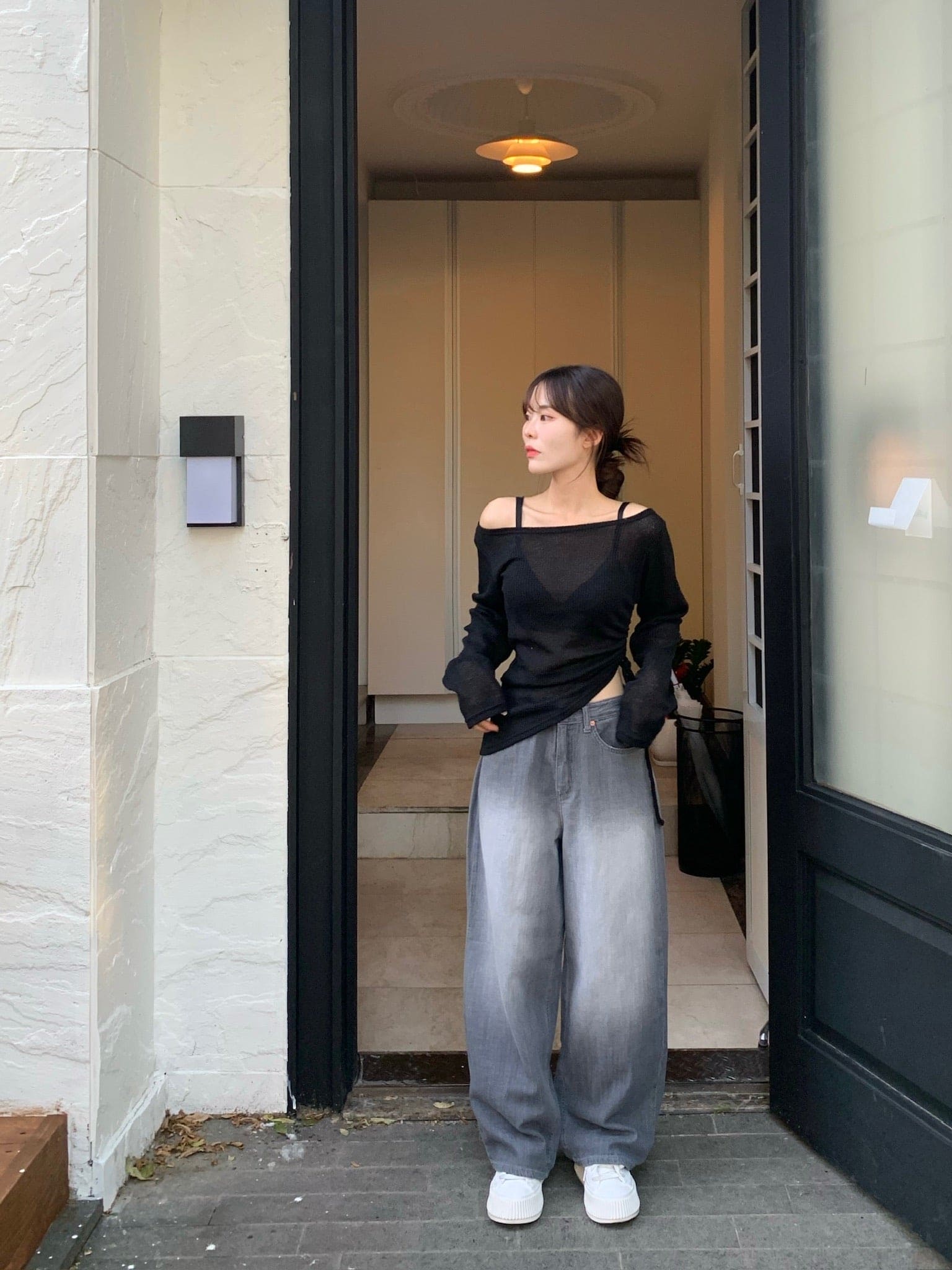 【🍂y2k autumn】Unbalanced Charm Knit 