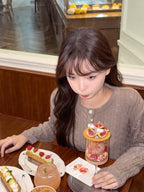 【Autumn/Winter Minimalist】Cable Cardigan 