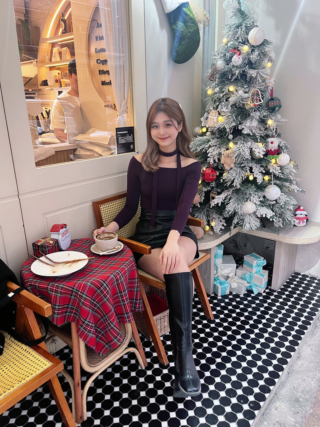 Tie Strap Off Shoulder Set 