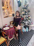 Tie Strap Off Shoulder Set 