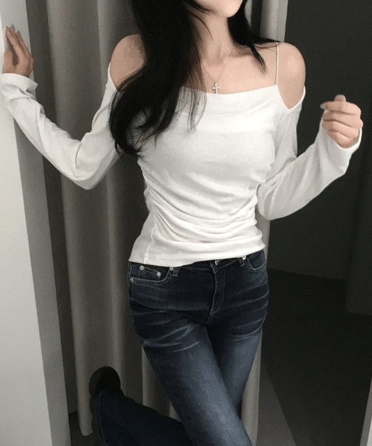 【🍇年末節日】Midnight Double Strap Top