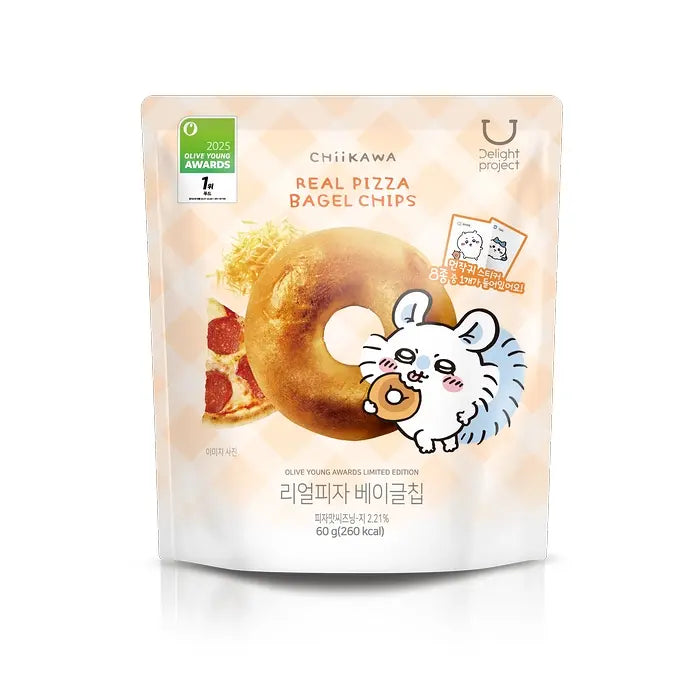 韓國Olive Young No.1餅乾零食｜Delight Project Bagel Chips貝果脆片🥯