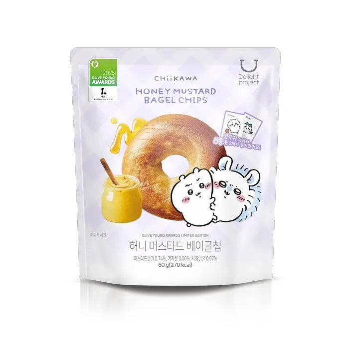 韓國Olive Young No.1餅乾零食｜Delight Project Bagel Chips貝果脆片🥯