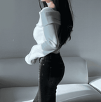 【🥂Date Picks】Square Fleece Top 