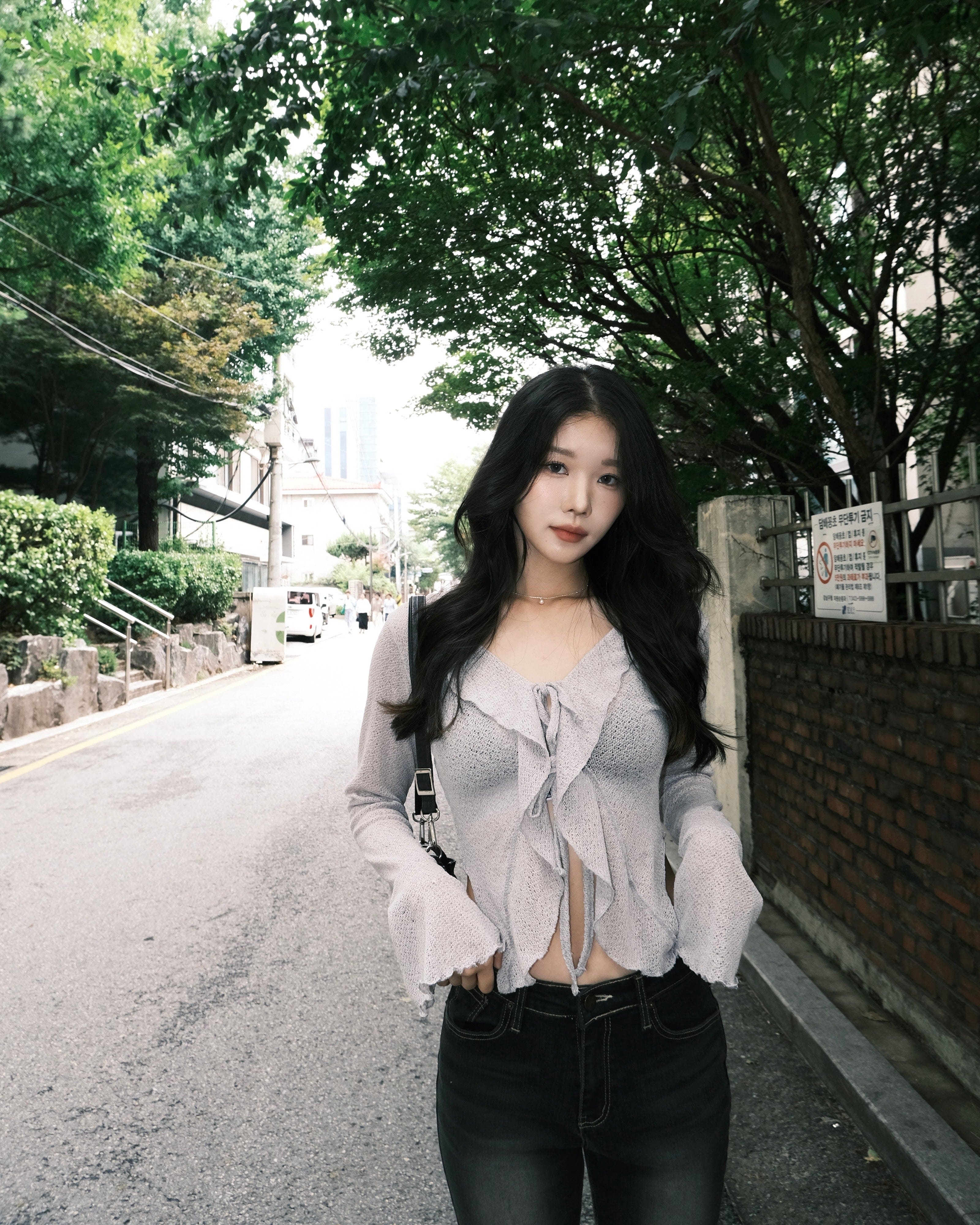 Korean Style SexyRibbon Cardigan | Korean Women's Clothing Directly Shipped to Hong Kong and Macau DELUNA Korean Style SexyRibbon Cardigan | Korean Women's Clothing Directly Shipped to Hong Kong and Macau DELUNA