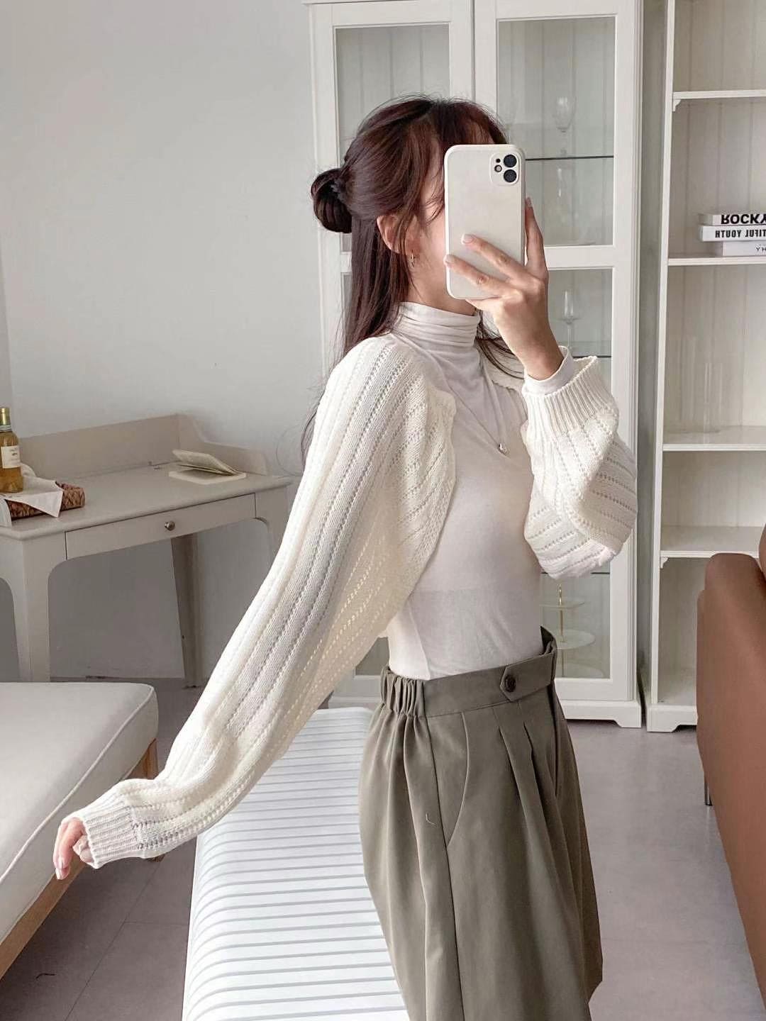 【Sweet and Cute】Lizzy Knit Bolero 