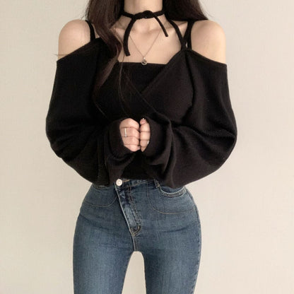 Off Shoulder Pretzel Top Set