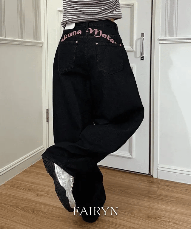 【🖤Sakuna Balloon Wide Jeans】 