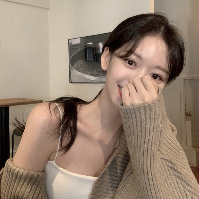 【+5°C HEAT🌡】Thin Fleece Comfy Bra Top (with padding)