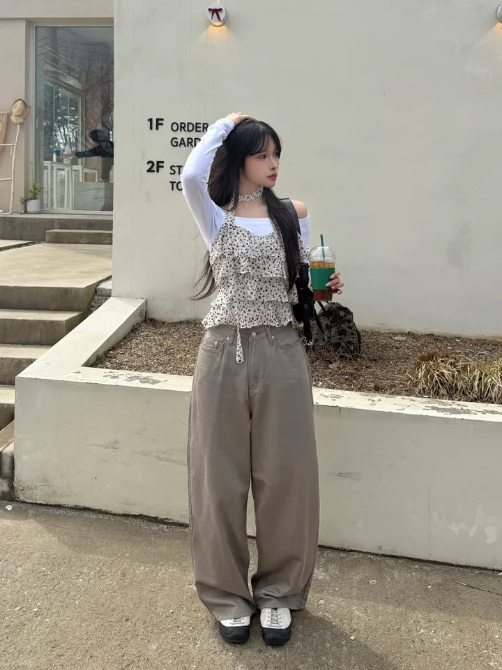 【🤎Summer Charm】Leopard Frill Set 