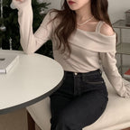 Opening Half Off Shoulder Top