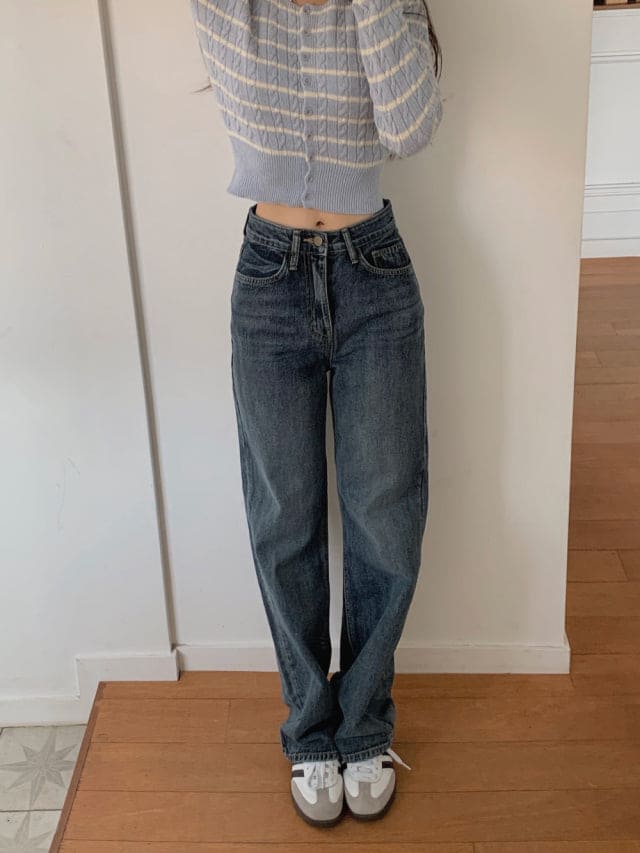 【🩶Spring/Summer Must-Have】Wide Fit Washed Jeans