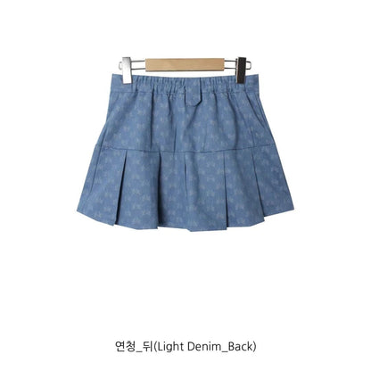 【甜美可愛】Y2K Ribbon Denim Skirt