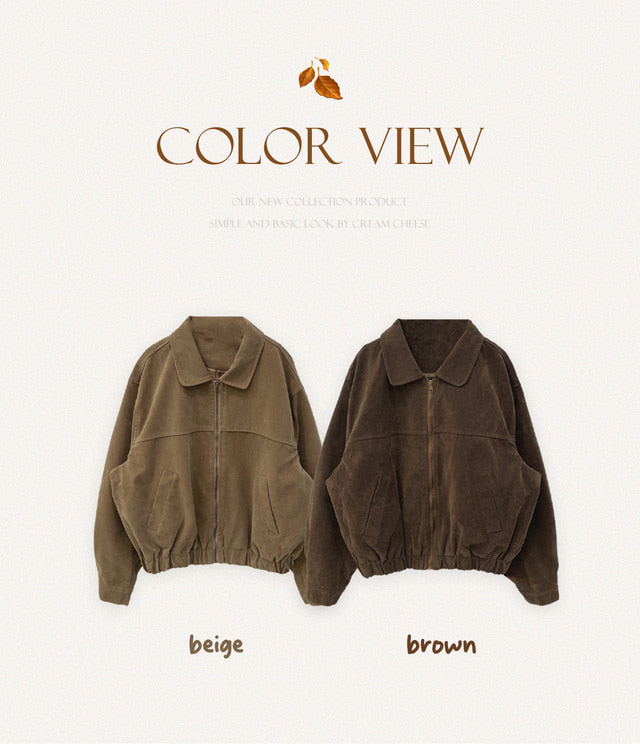 【🤎柔軟麂皮】Jumper Jacket