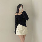 【🍂y2k autumn】Unbalanced Charm Knit 