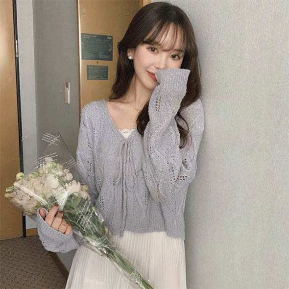 斯文簡約針織開衫