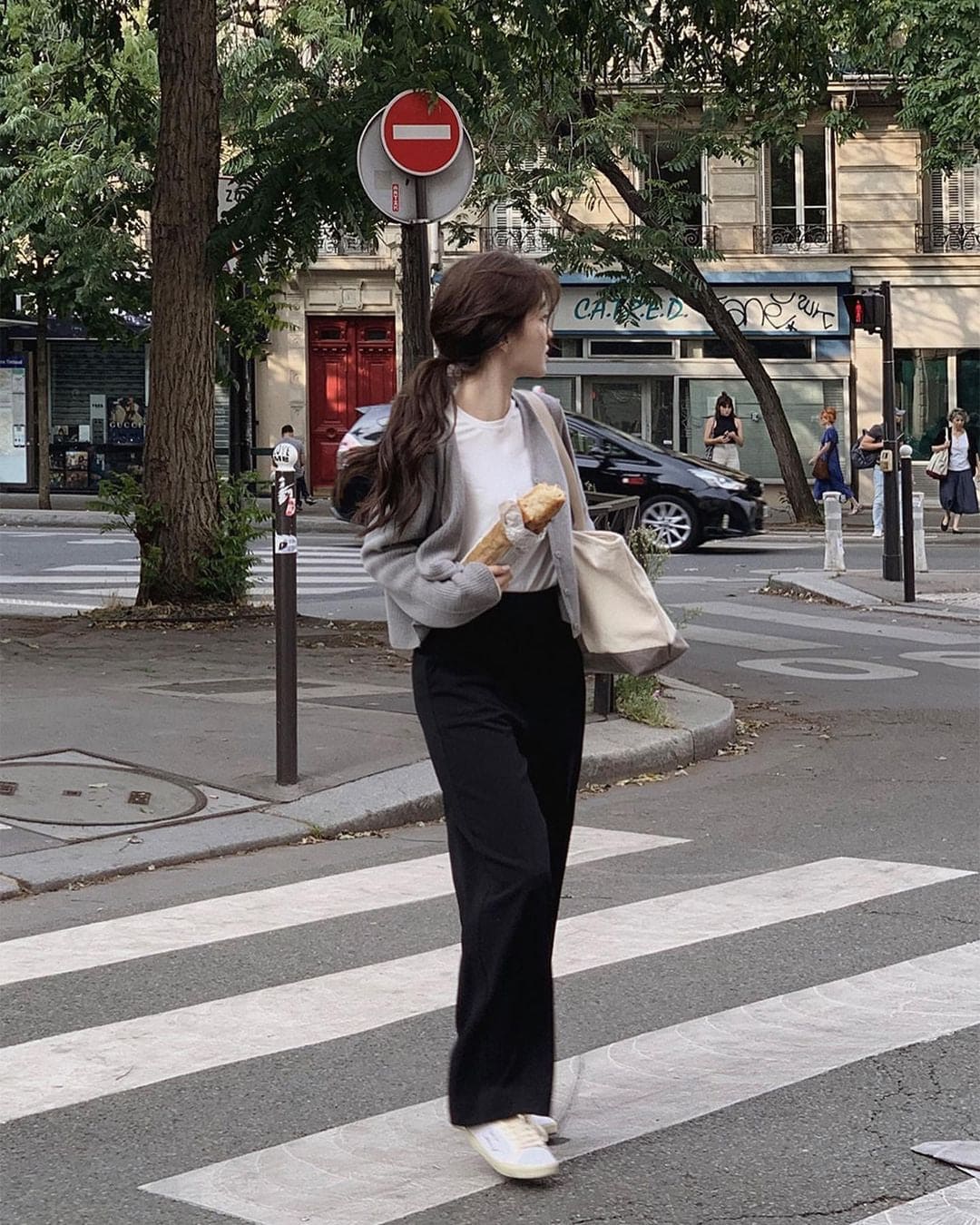 Korean website makes its own Soft Clean casual pants