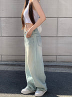 【Y2K Vibe】Cloud Cool Wide Jeans