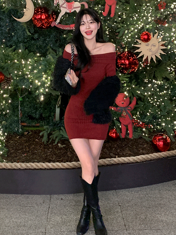 [Year-End Look Pick🥂] Off-Shoulder Dress