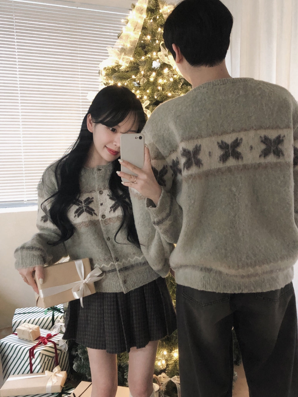 【☃️情侶裝】Snowflake Angora Knitwear