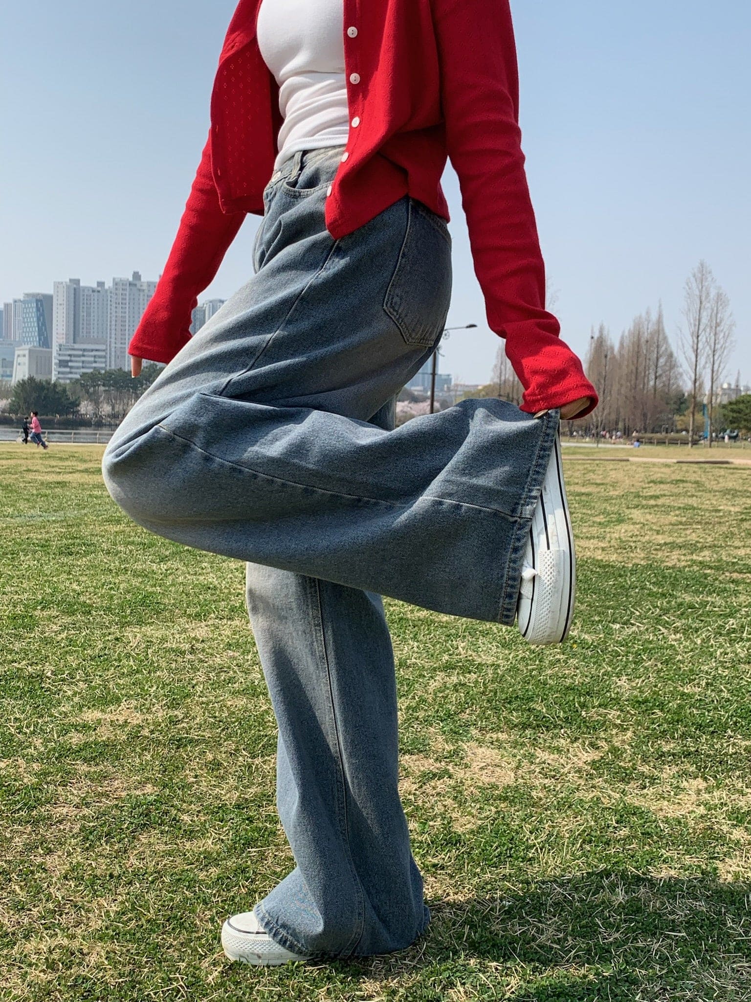 【Y2K Vibe】Cool Wide Jeans