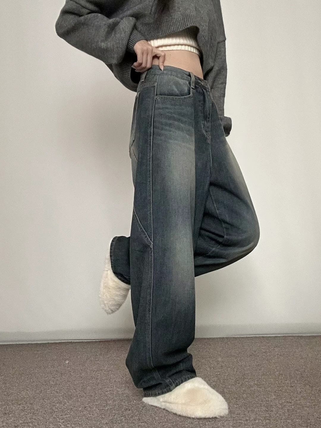 【y2k vintage】Washing Denim Pants