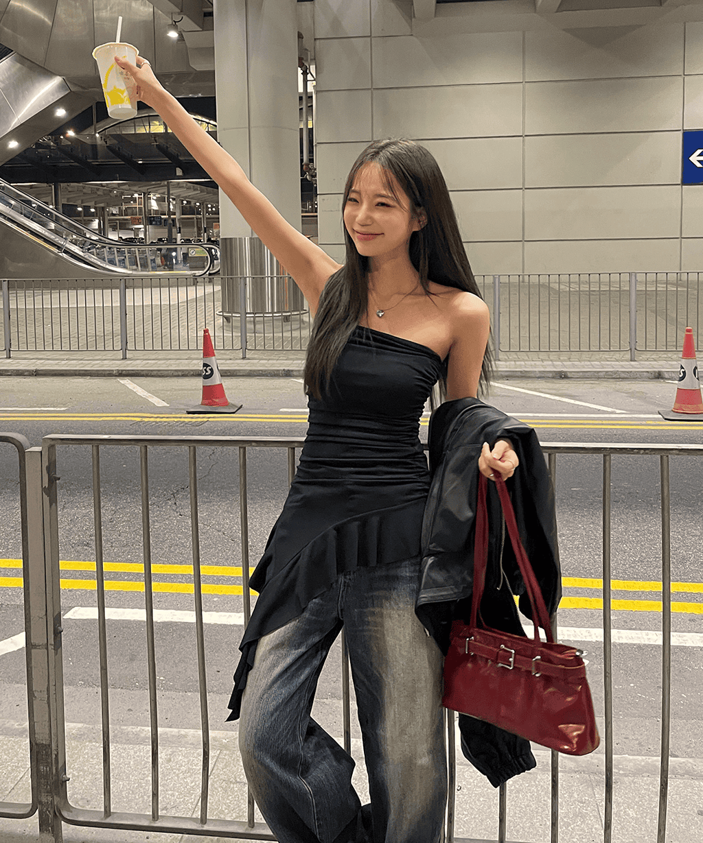 【📞Summer Sensibility】Ruffles Tube Top 